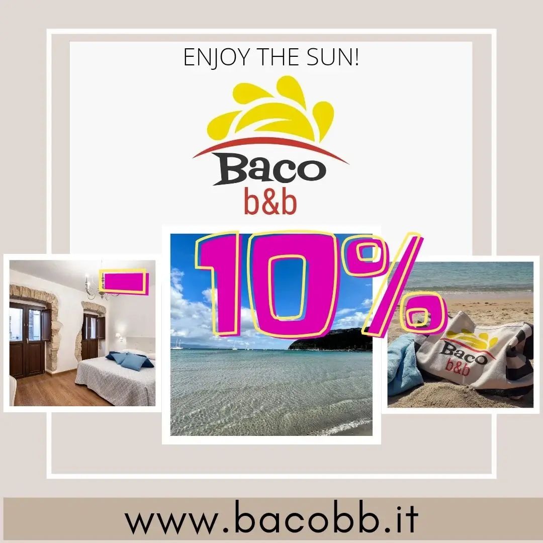 Baco B&B | Cagliari Discount 10% for people over the age of 18