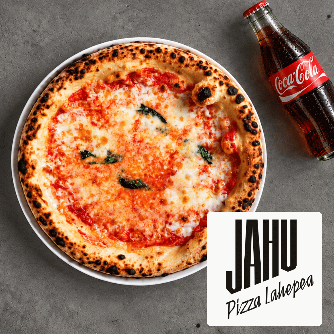 Jahu Pizza Margherita + Coca Cola = 12.50€