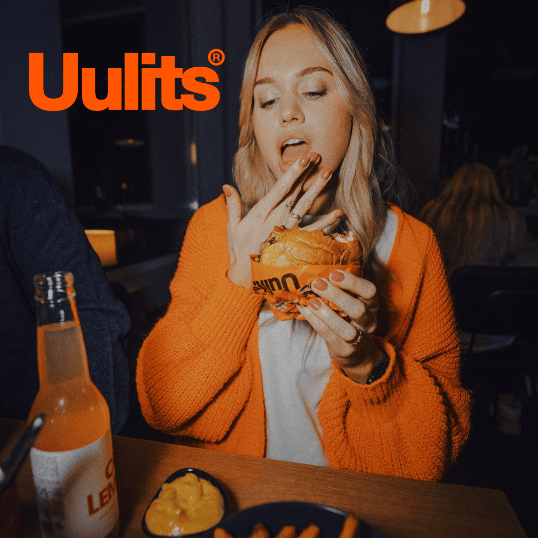 Uulits x Noortekaardi kombo: cheddari burger + friikad = 12.90€