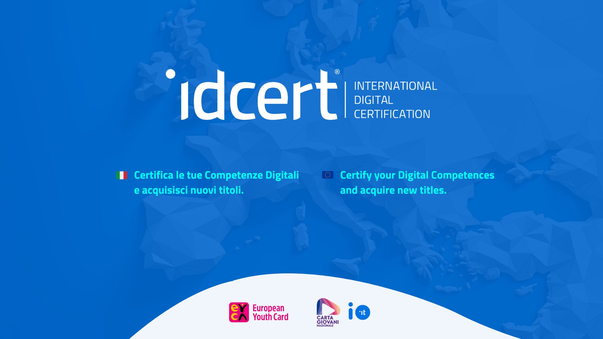 IDCERT | Certificazione Informatica (Accredia) IDCERT Promo Accredia | IDCERT DIGCOMP 2.2 and IDCERT DIGCOMPEDU at a special price