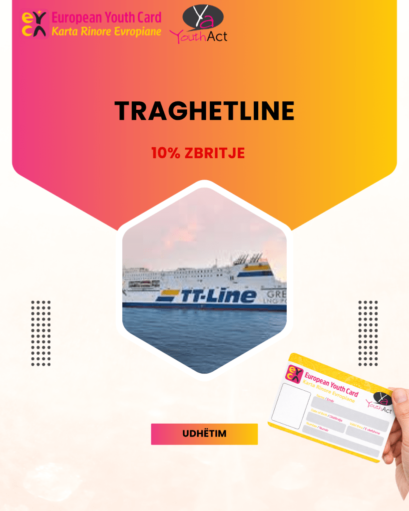 Traghettilines 10% Discount for EYCA cardholders
