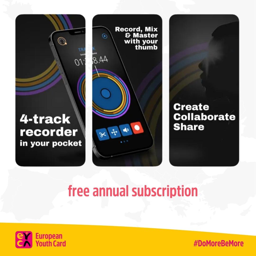Get a free annual subscription to music maker app