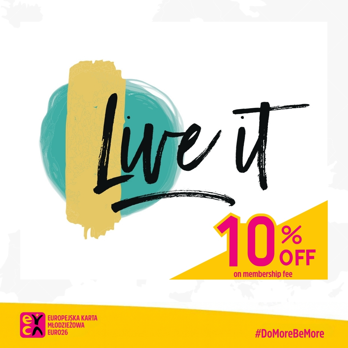 Live It - Coliving 10% discount on the Membership Fee