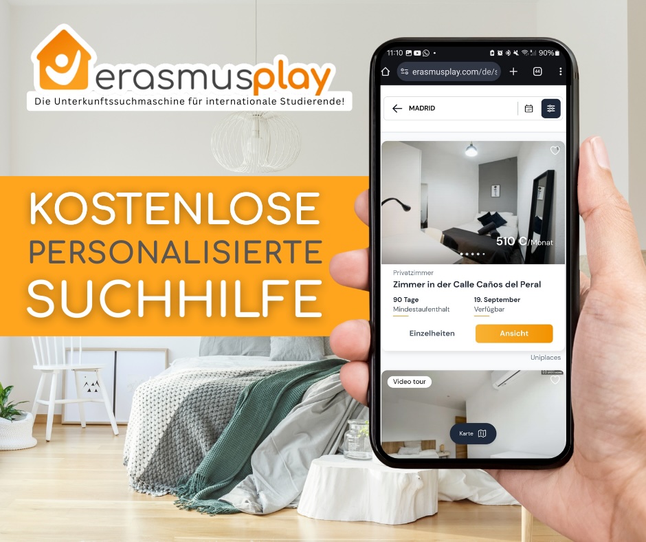 Get Your Customized Accommodation Search with Erasmus Play