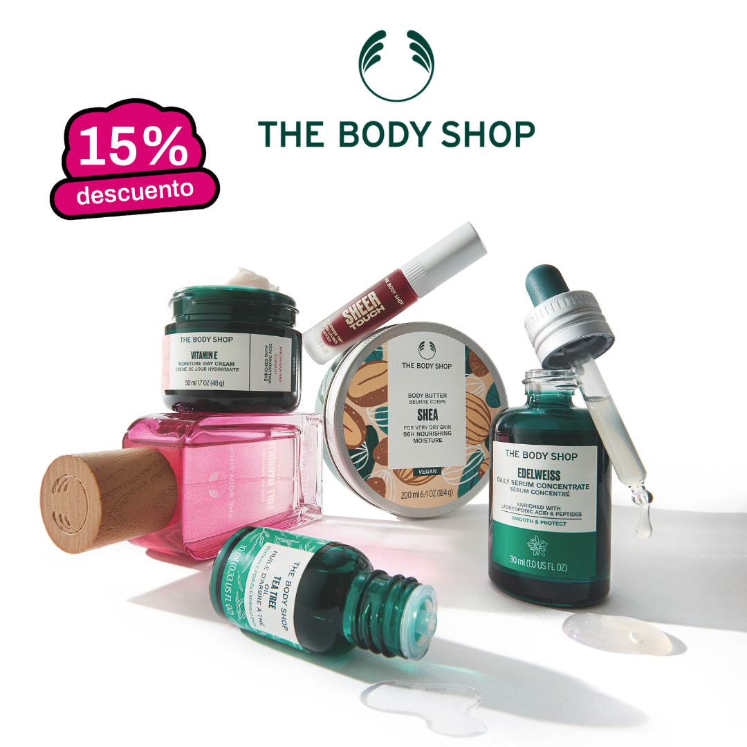 The Body Shop 15% discount