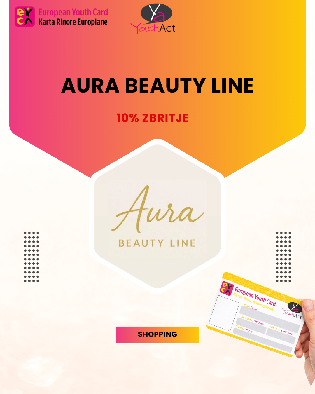 Aura di Megi 15% Discount for EYCA cardholders