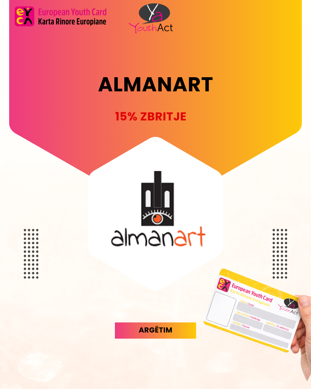 Almanart 10% Discount for EYCA cardholders
