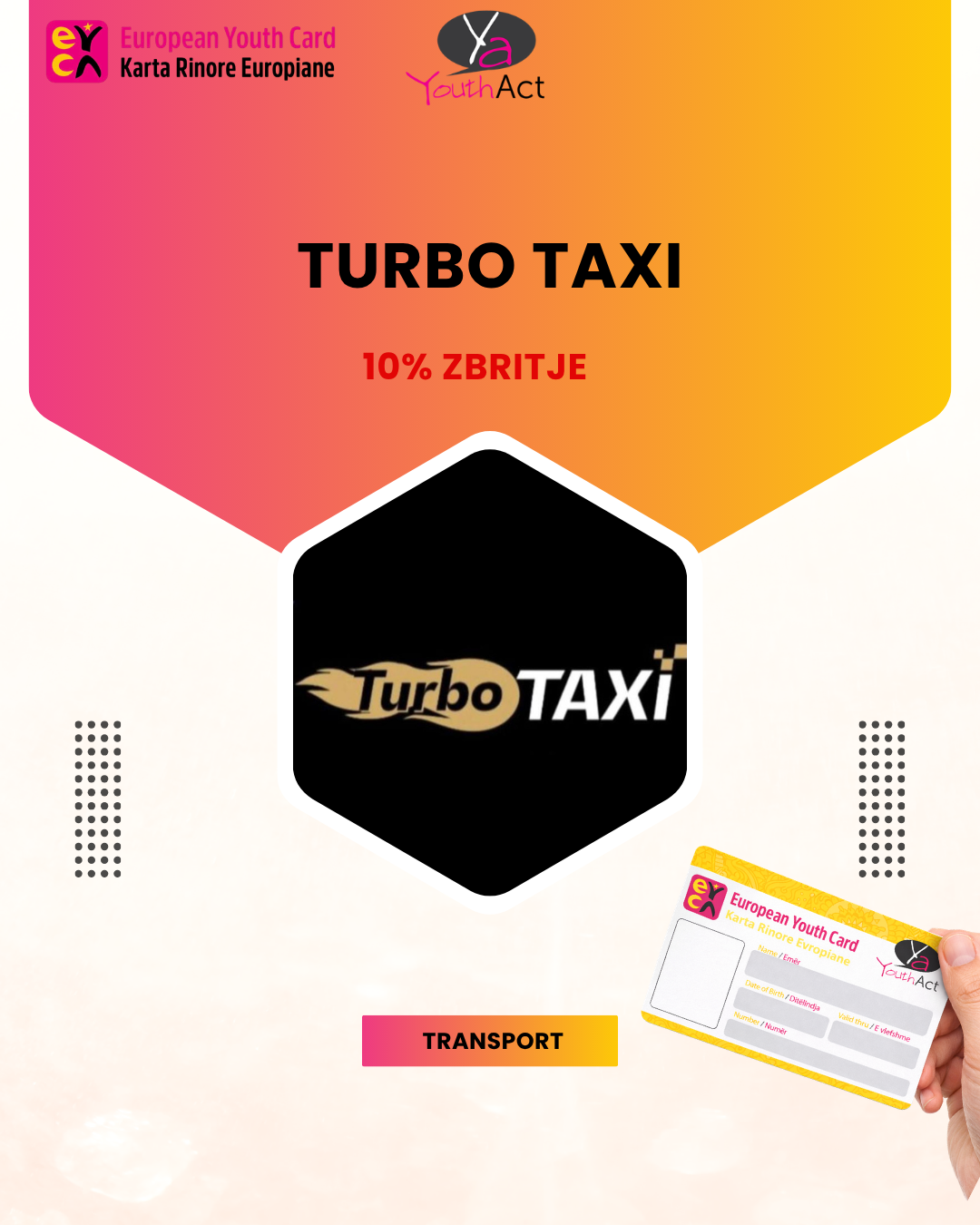 Turbo Taxi 10% Discount for EYCA cardholders
