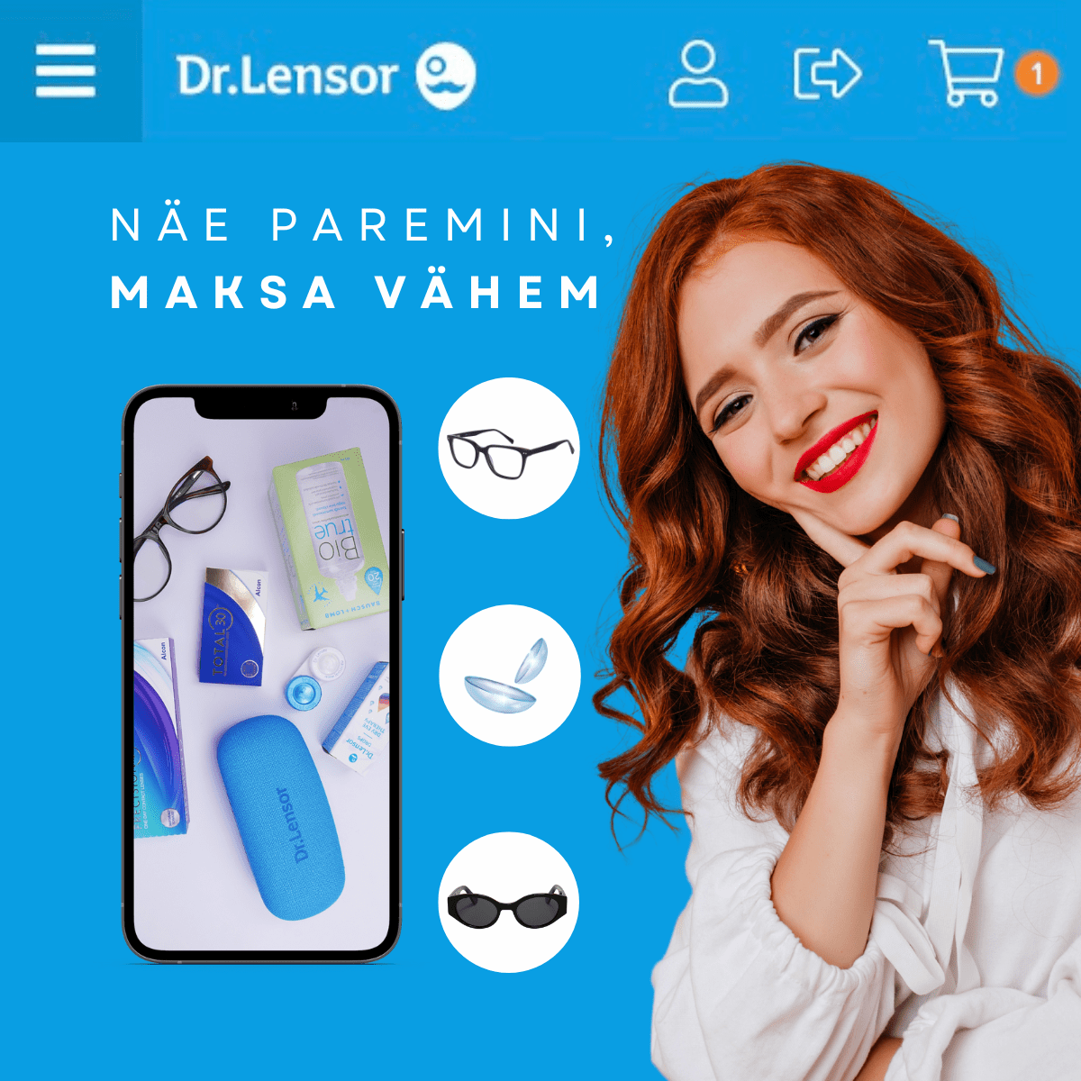 Läätsed ja prillid 10% soodsamalt