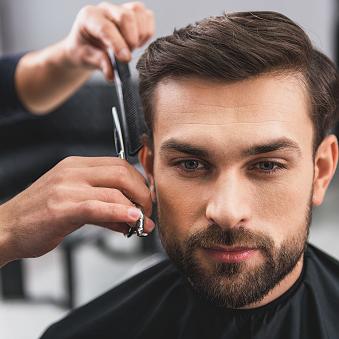 20% discount on men's haircuts