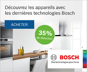 35% OFF SEVERAL RANGES OF BOSCH APPLIANCES