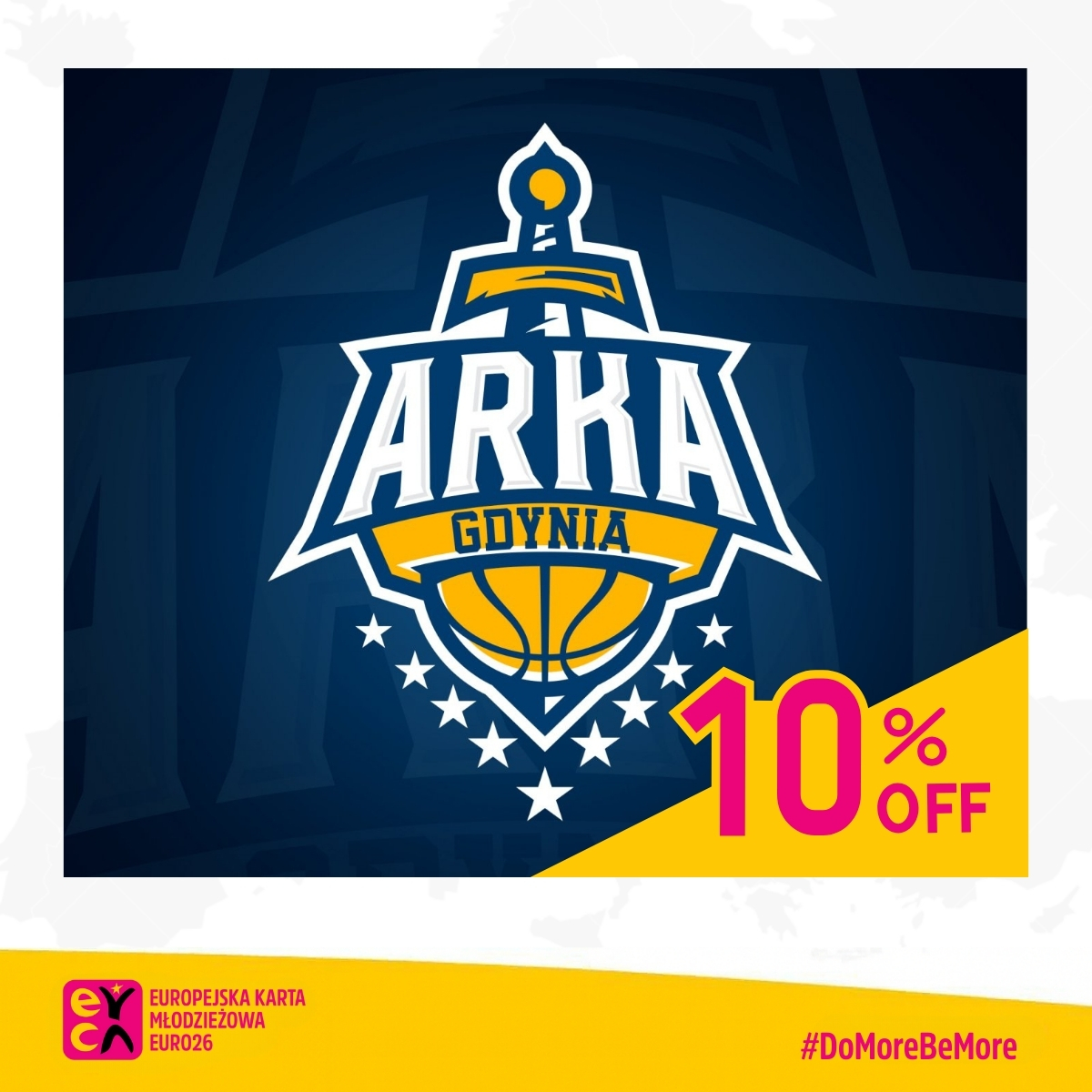 ARKA GDYNIA BASKETBALL 10% discount on tickets, season tickets, club shop