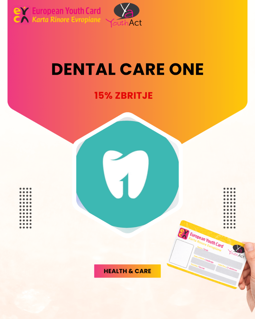Dental Care One 15% Discount for EYCA cardholders