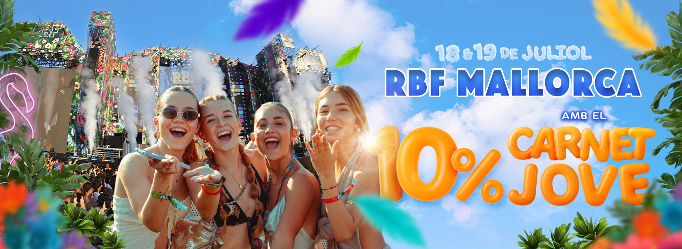 REGGAETON BEACH FESTIVAL MALLORCA 10% discount on the online ticket price