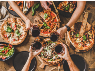 15% off pizzas, sides and drinks