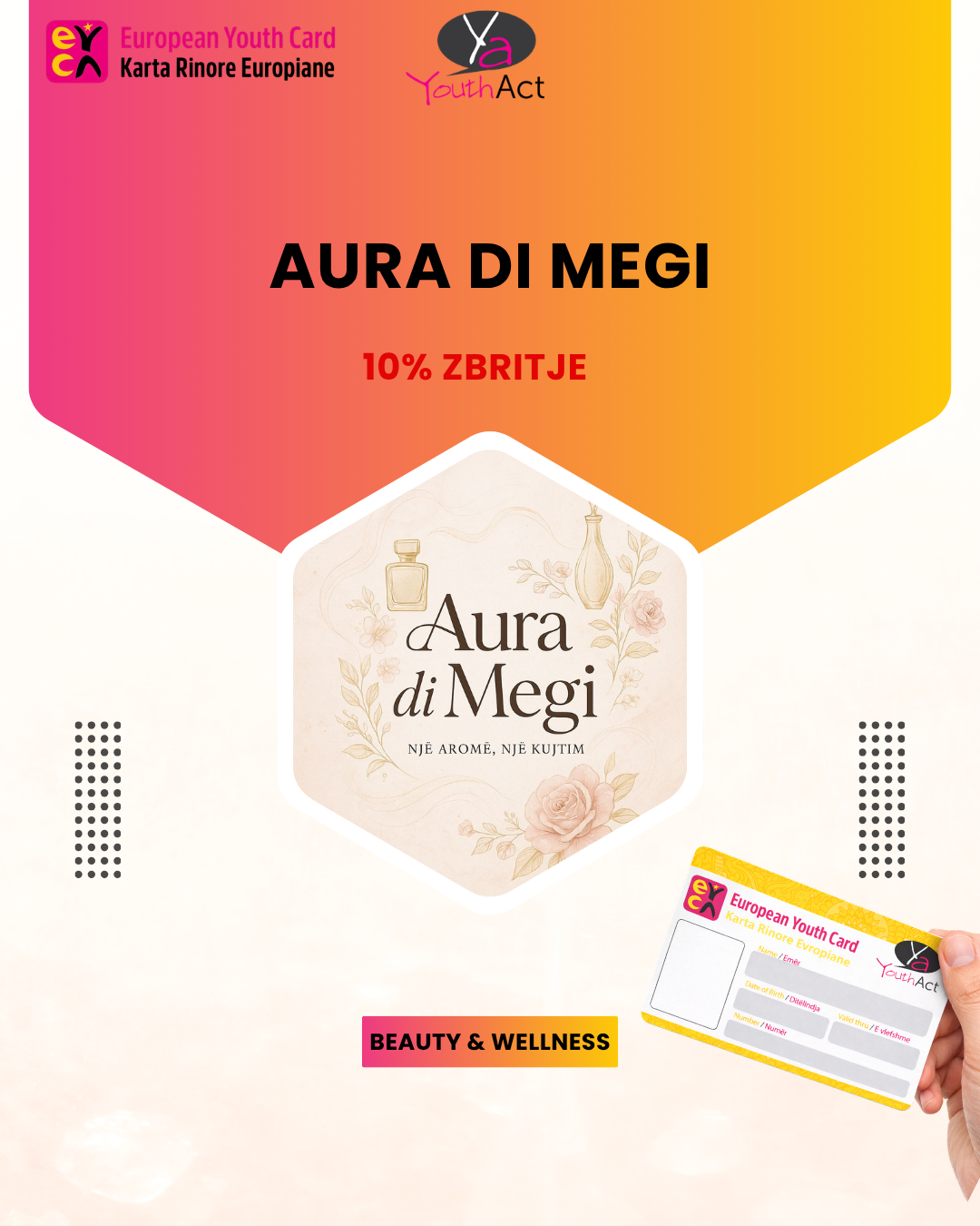 Aura di Megi 15% Discount for EYCA cardholders