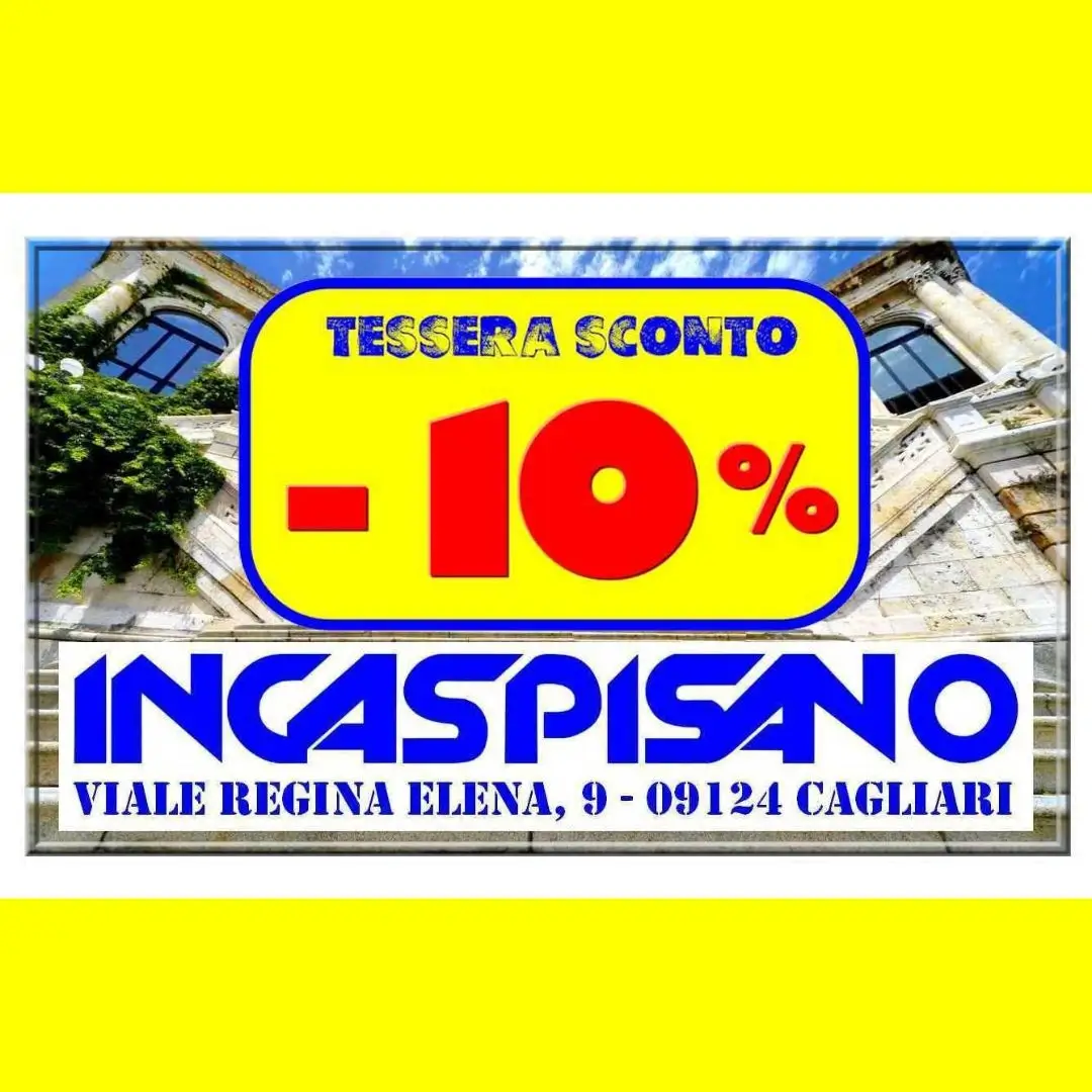 INCASPISANO 10% discount (except those on offer or promotion)