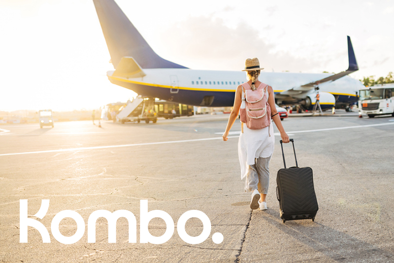 Kombo Benefit 5% discount on all train, bus and plane tickets with Kombo!