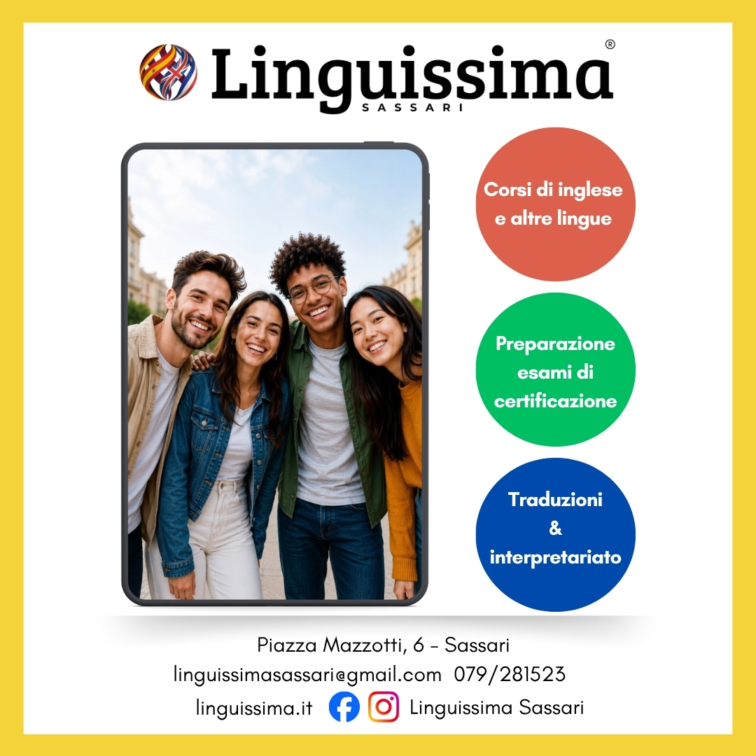 Linguissima Sassari | Scuola di lingue 20% off on annual language group courses