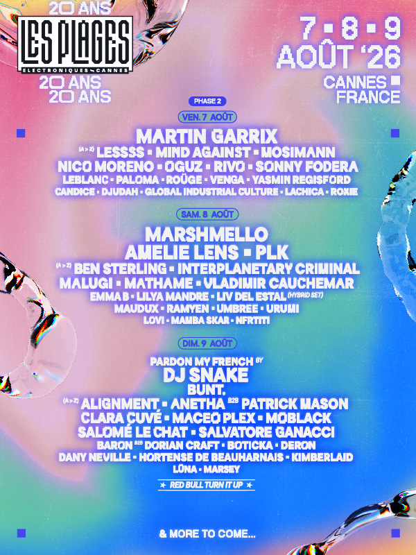Plages Electroniques 10€ off on Friday passes, Saturday passes, and Sunday passes.